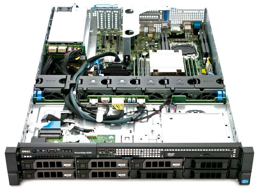 MÁY CHỦ DELL POWEREDGE R530 E5-2603 v3 - 1.6GHz 8 x 3.5”